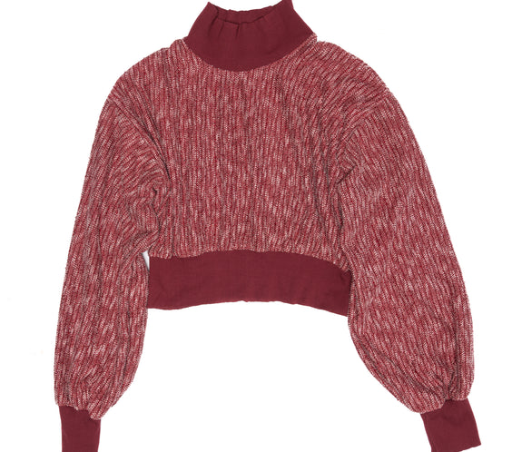 Burgundy Knit Sweater