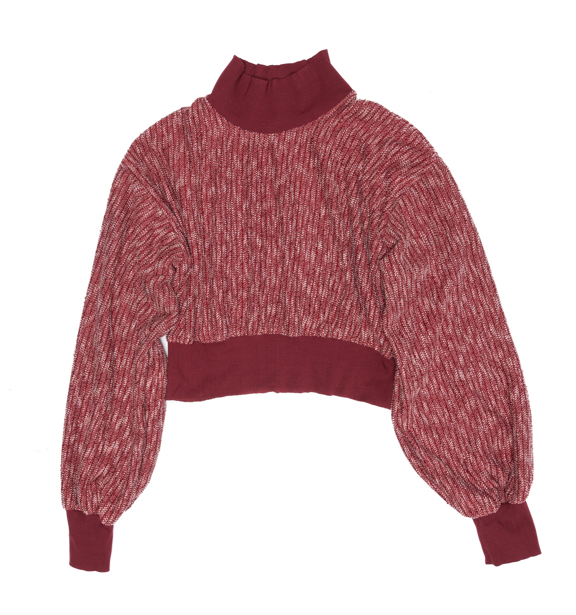 Burgundy Knit Sweater