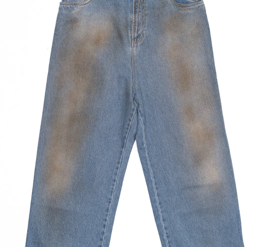 Dirty Denim Baggy Pants