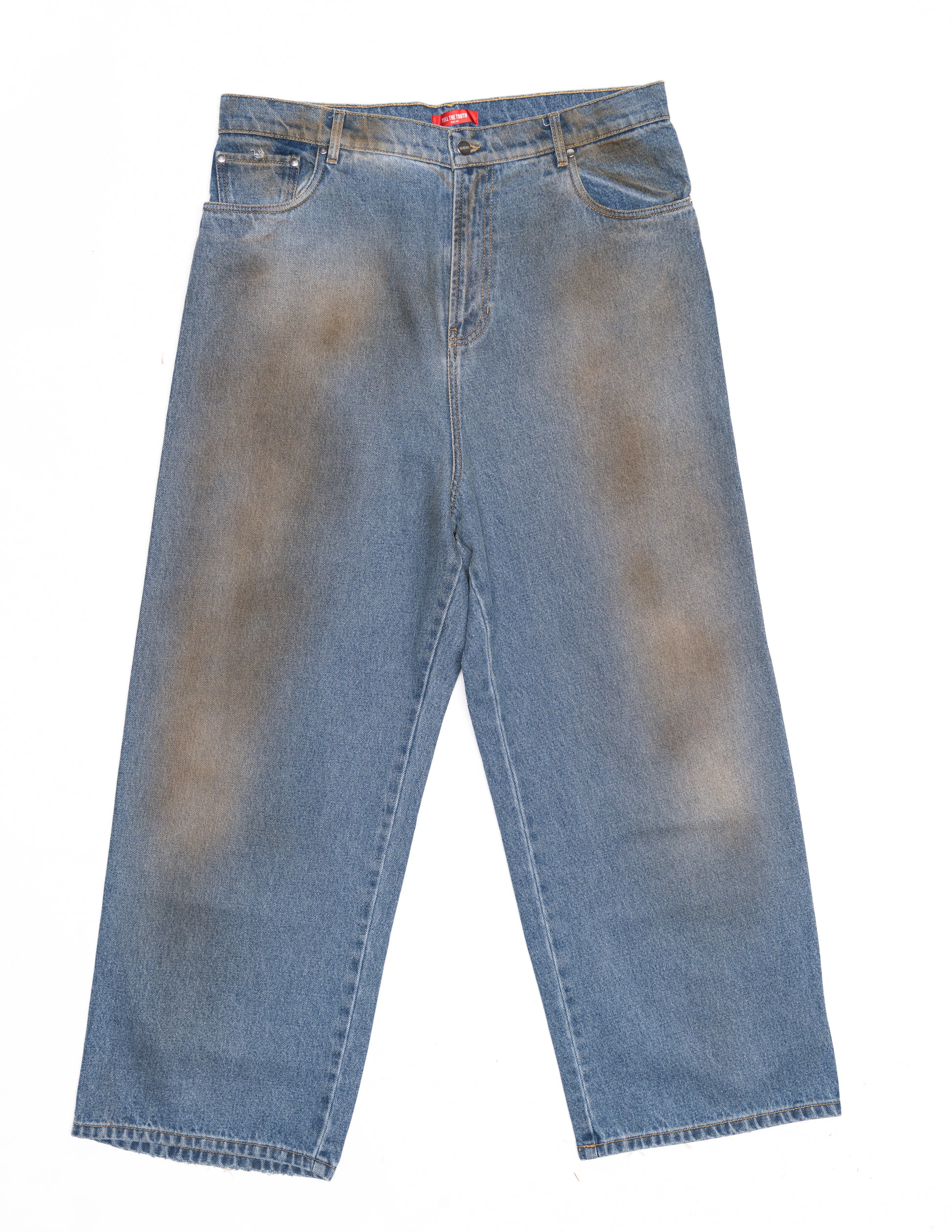 Dirty Denim Baggy Pants
