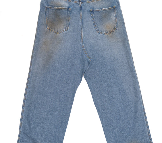 Dirty Denim Baggy Pants