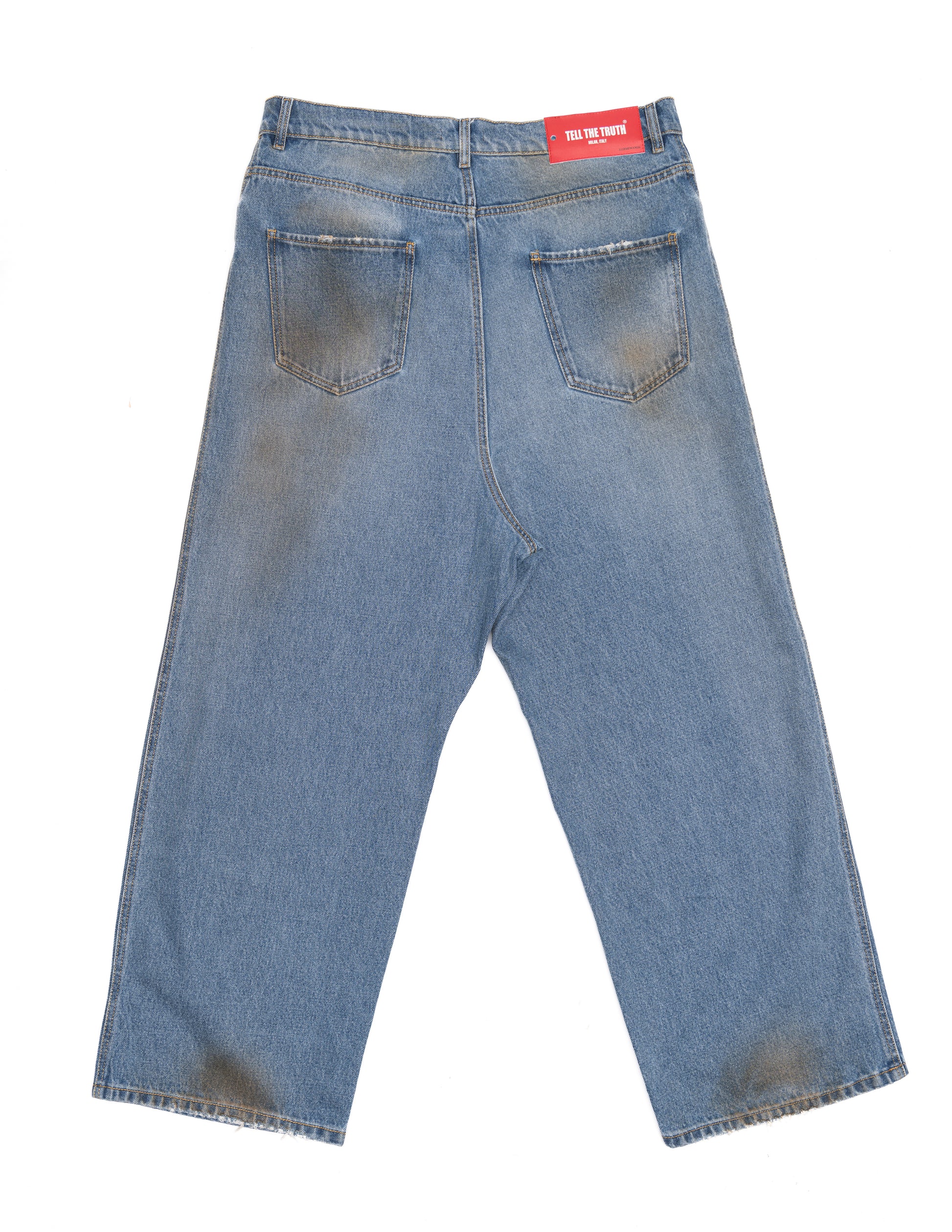 Dirty Denim Baggy Pants