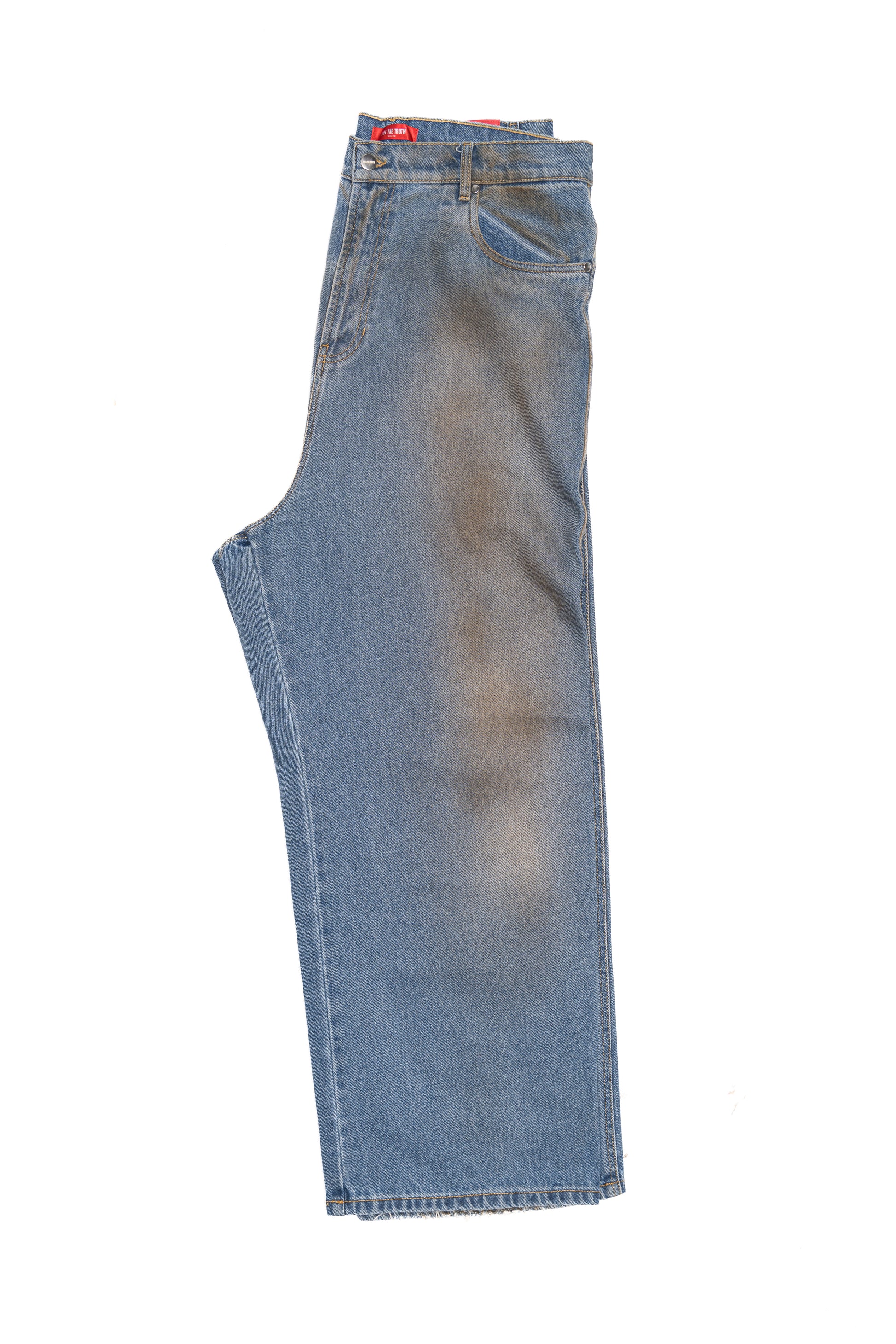 Dirty Denim Baggy Pants