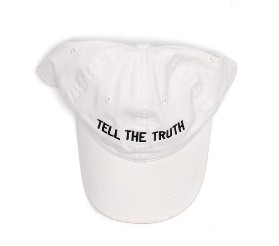 White Cotton Logo Hat