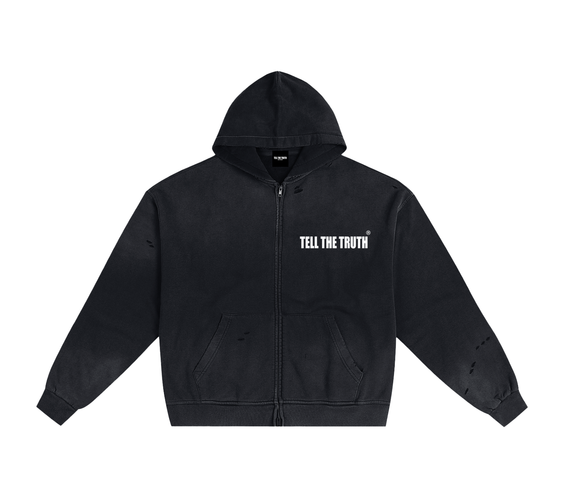 HOUSE LOGO ZIP SWEATSHIRT